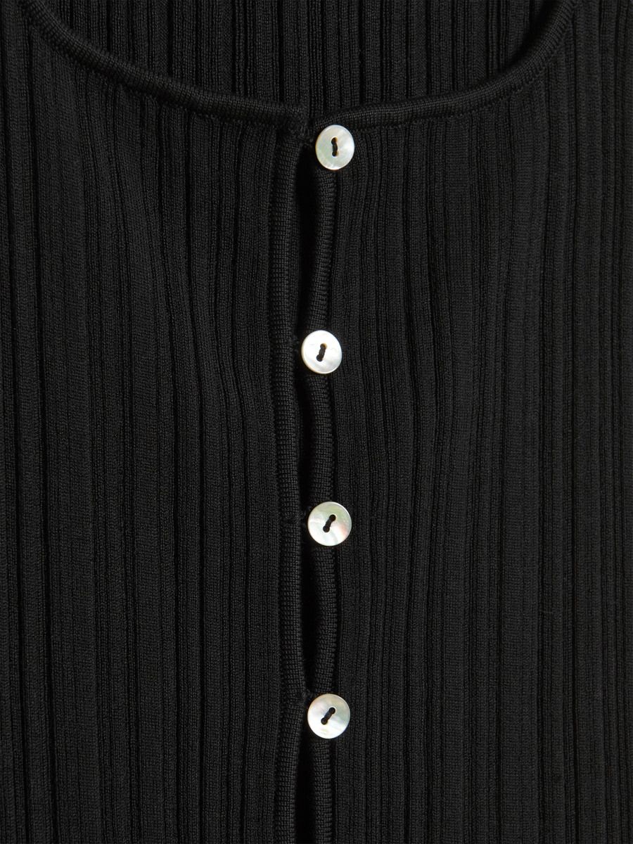 Uneven Rib Knit Singlet