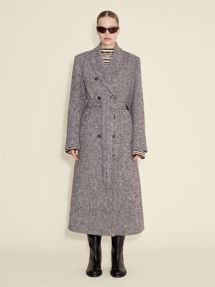 Emi Herringbone Coat