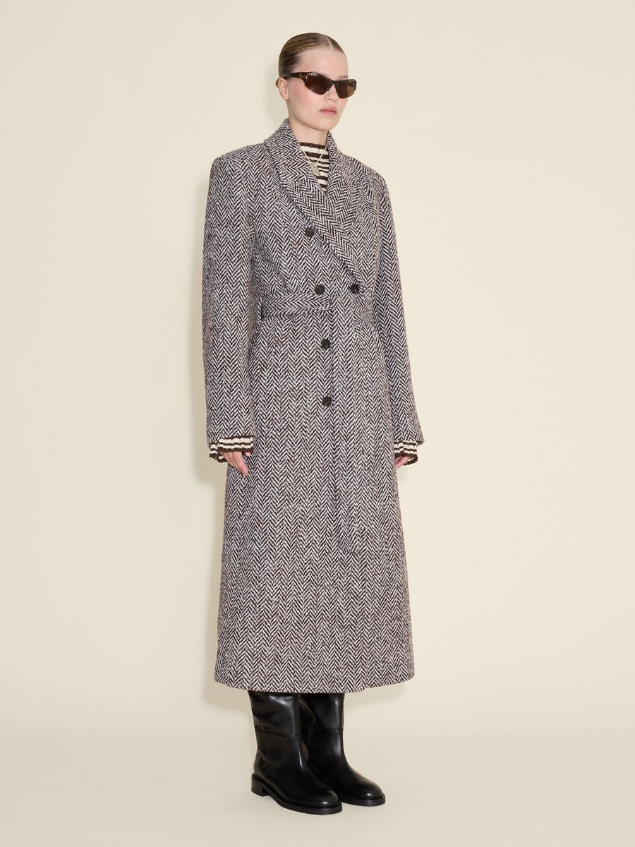 Emi Herringbone Coat