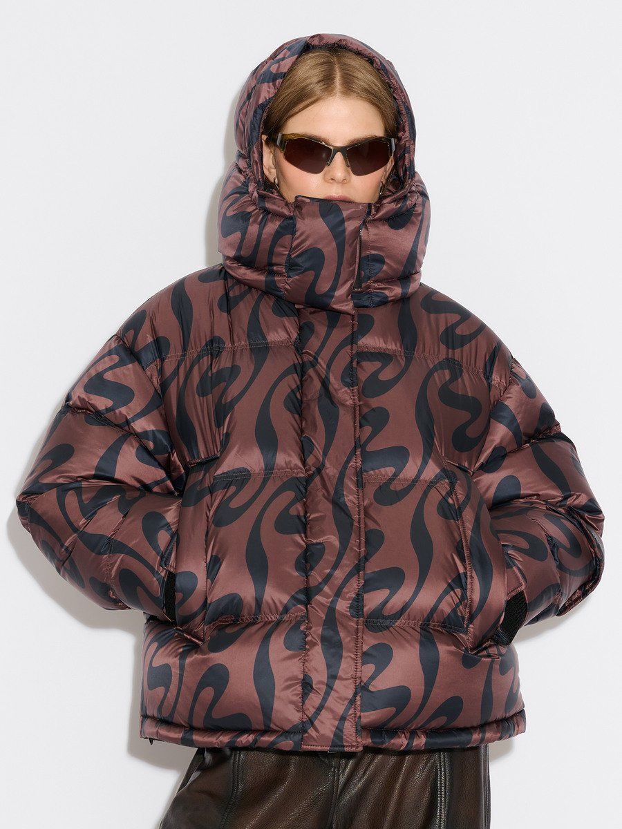 Steilia Short Print Jacket