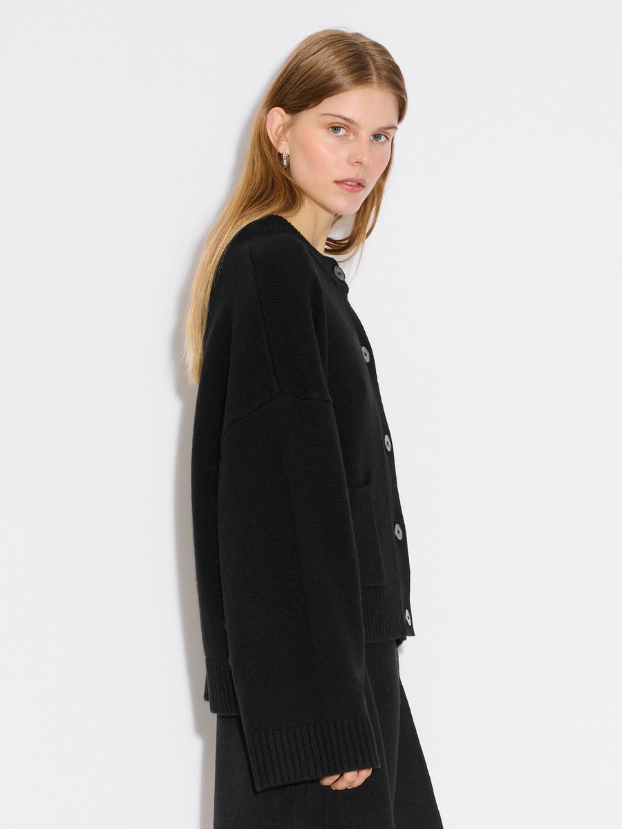 Wool Wide Cardigan