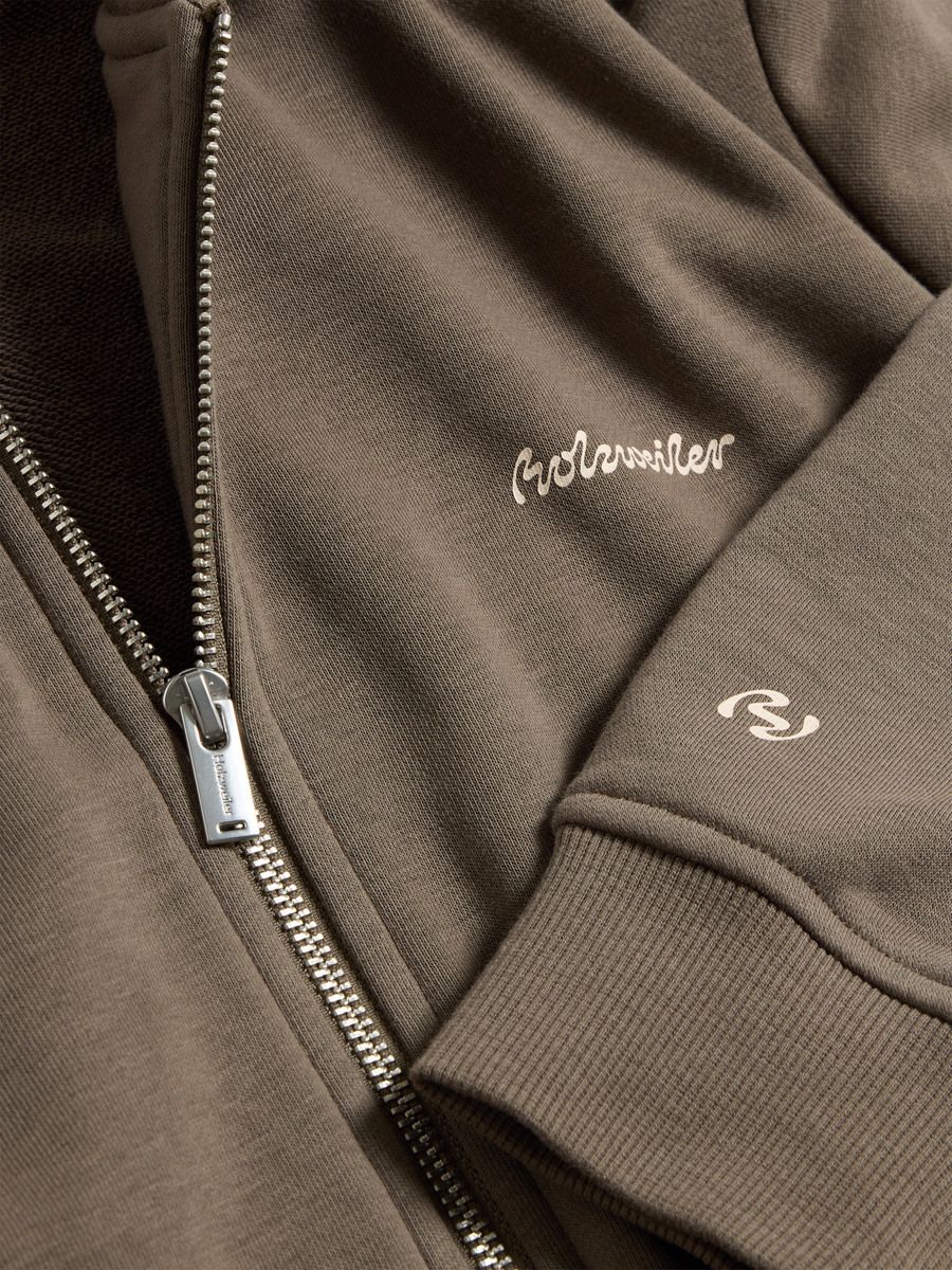 W Regular Light Zip Hoodie