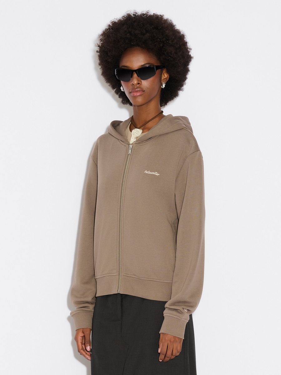 W Regular Light Zip Hoodie