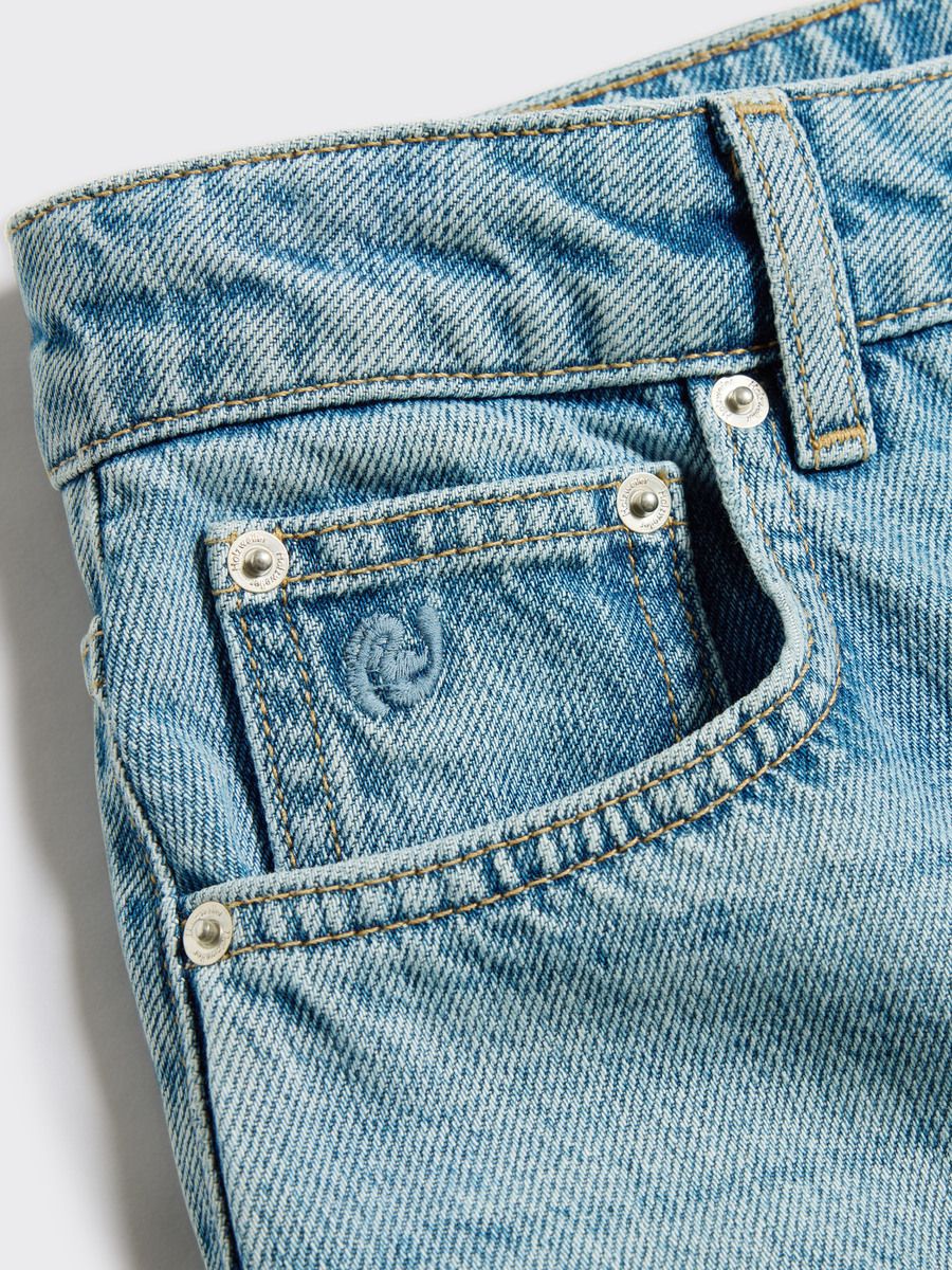 Denim Long Skirt