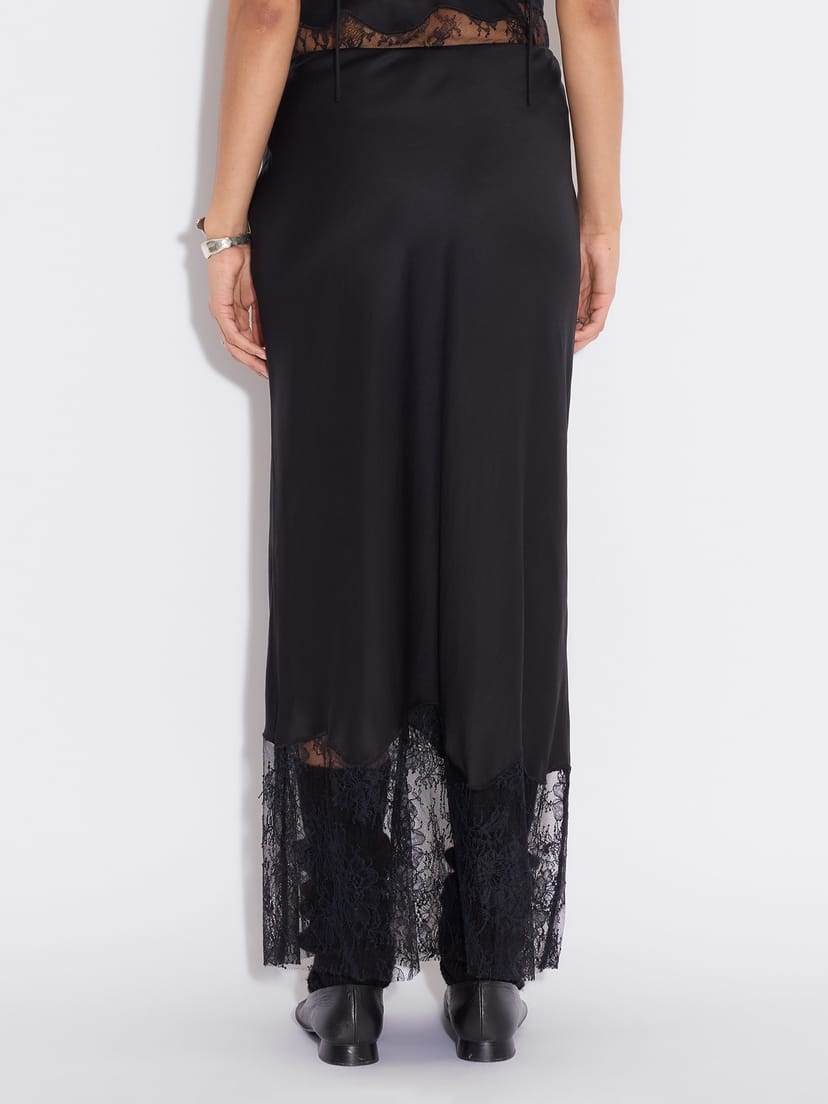 LEILA LACE WORK TOP - BLACK
