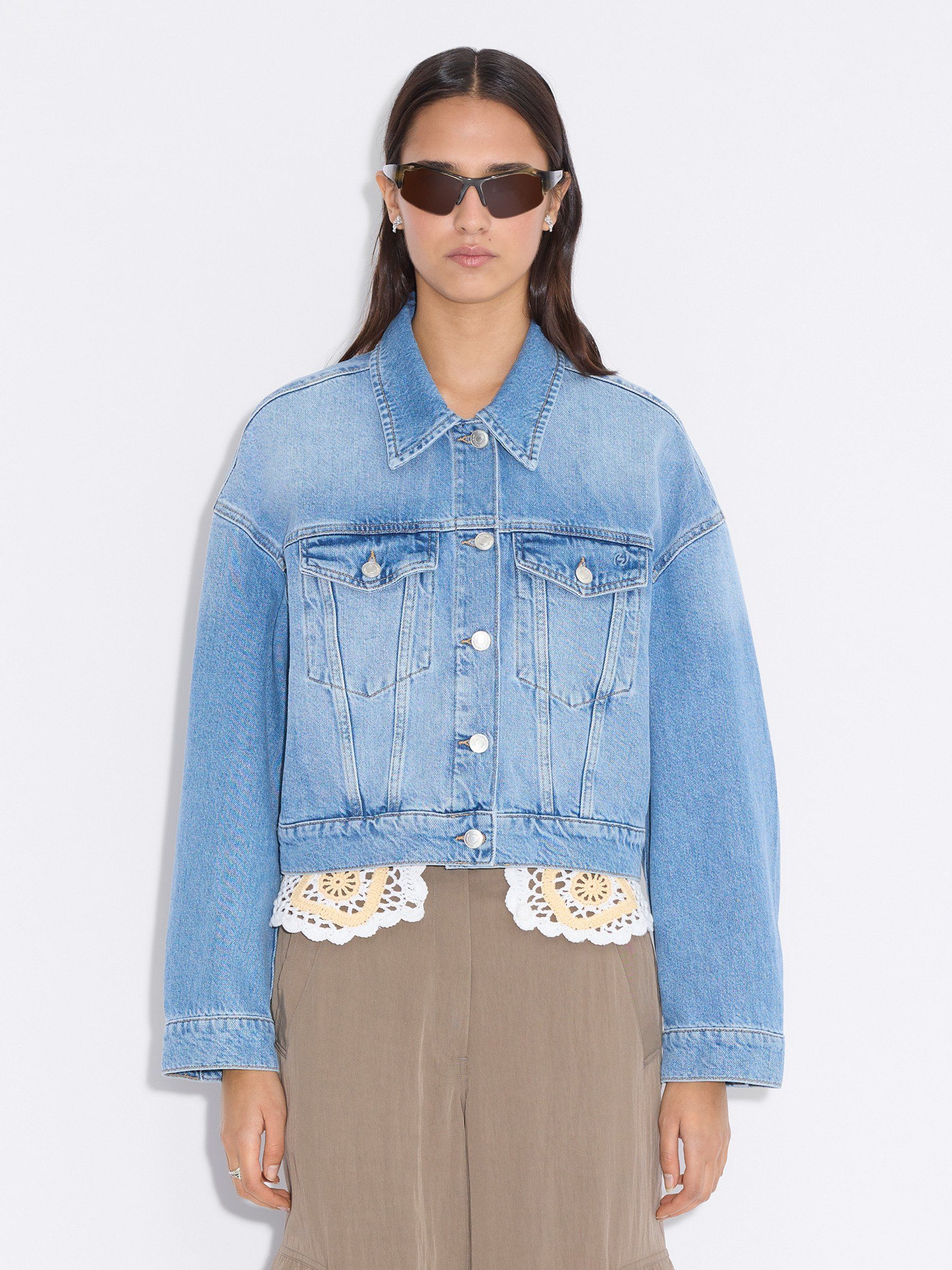 Cropped Denim Jacket