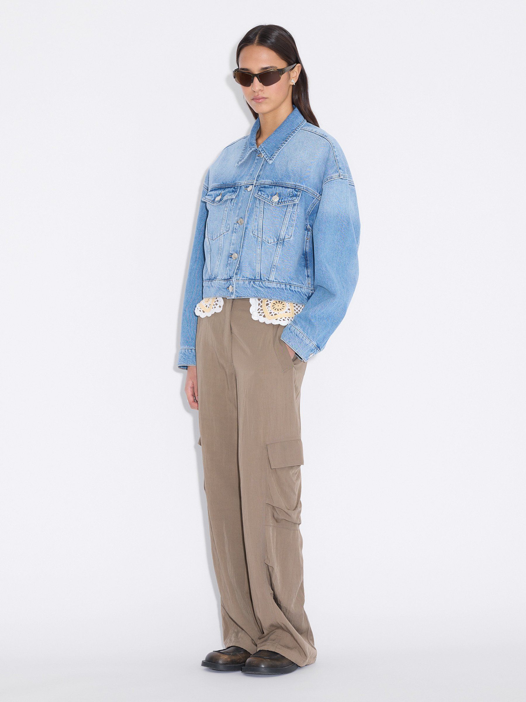 Cropped Denim Jacket
