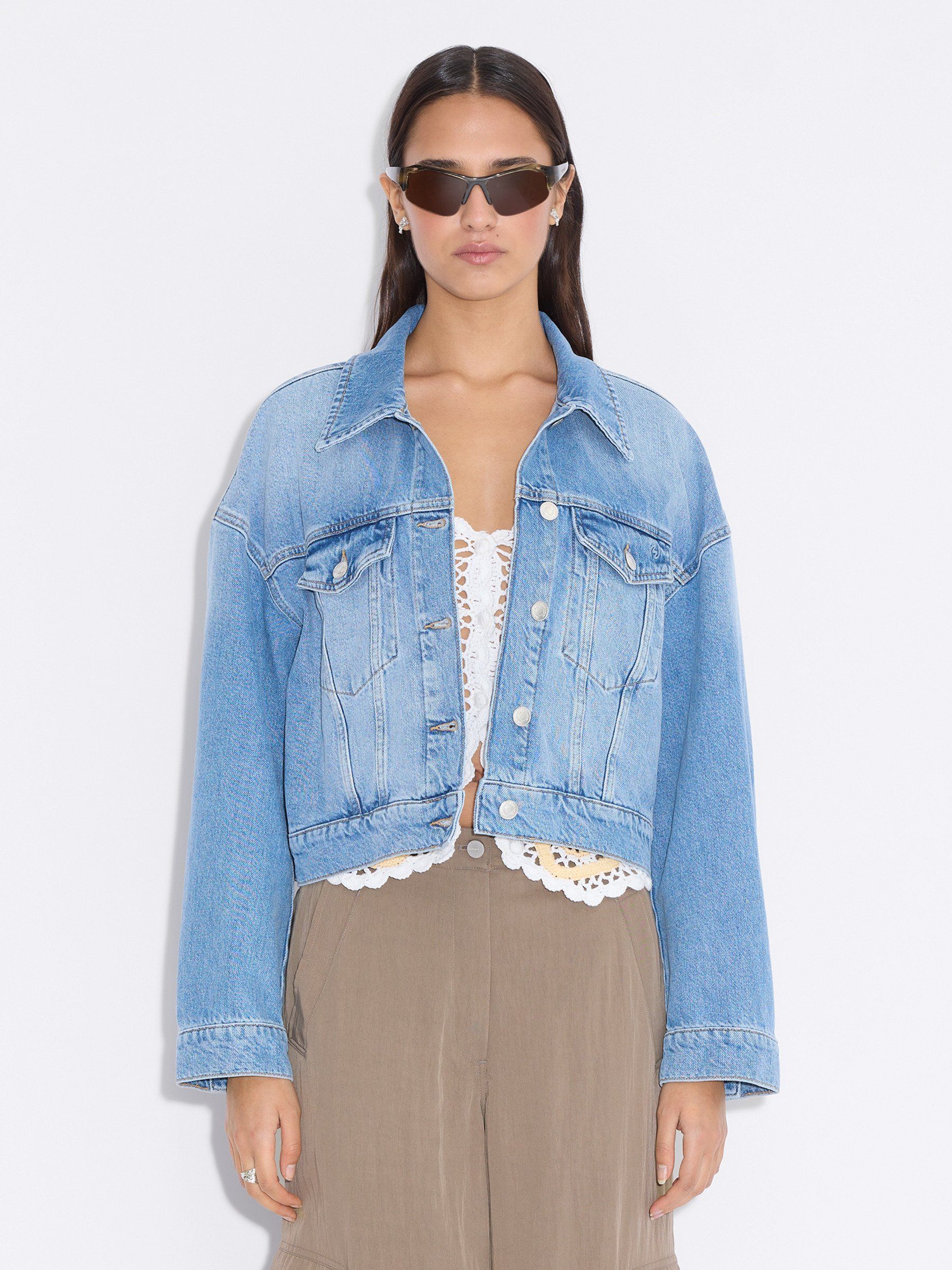 Cropped Denim Jacket