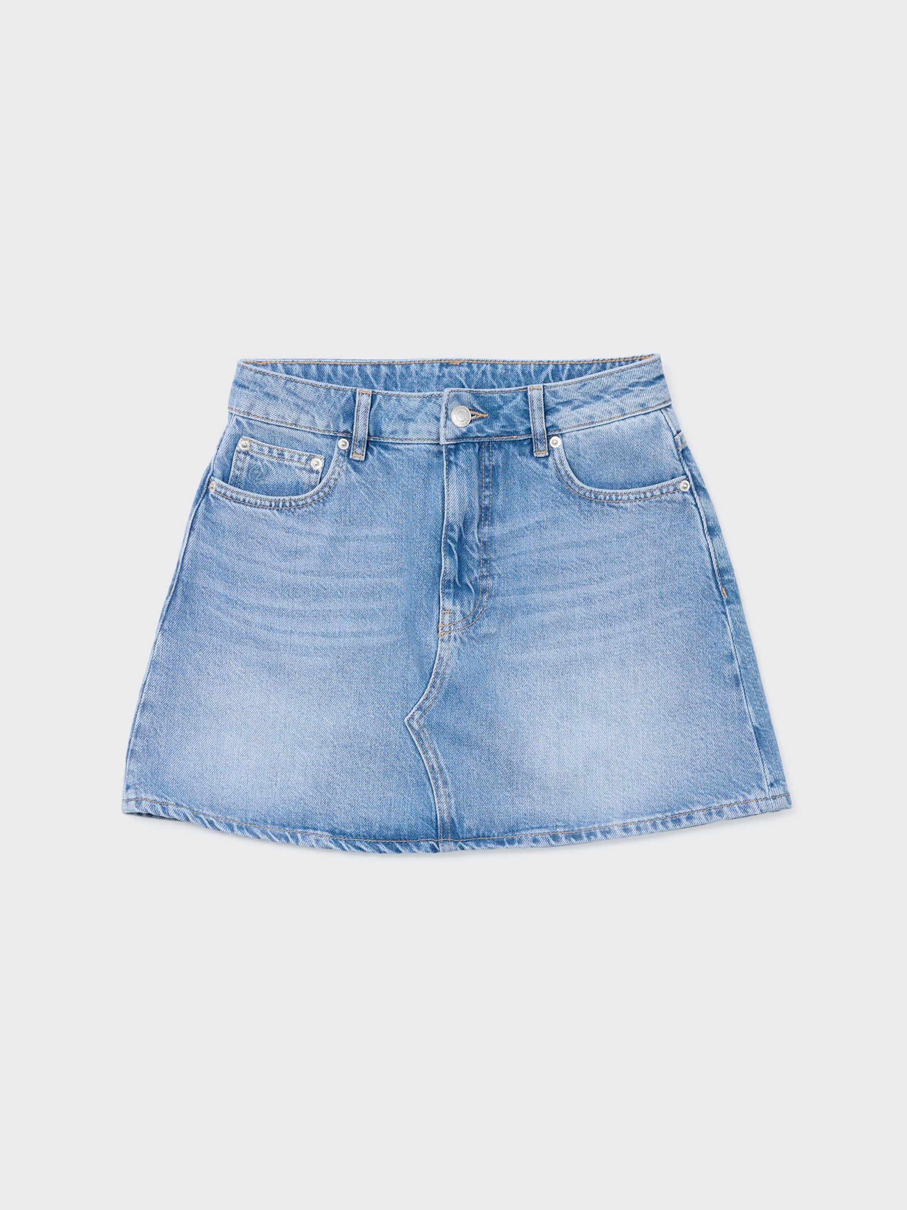 Denim Mini Skirt