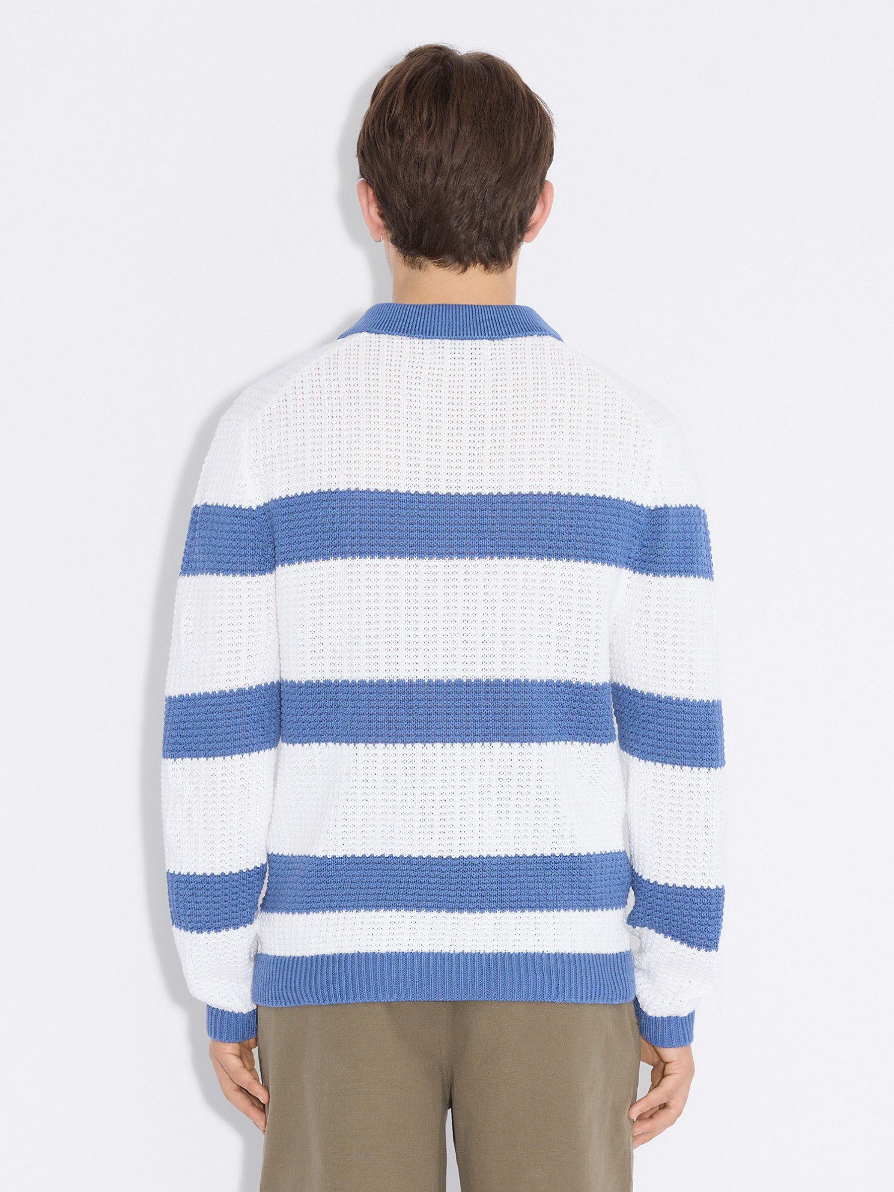 Elio Striped Polo