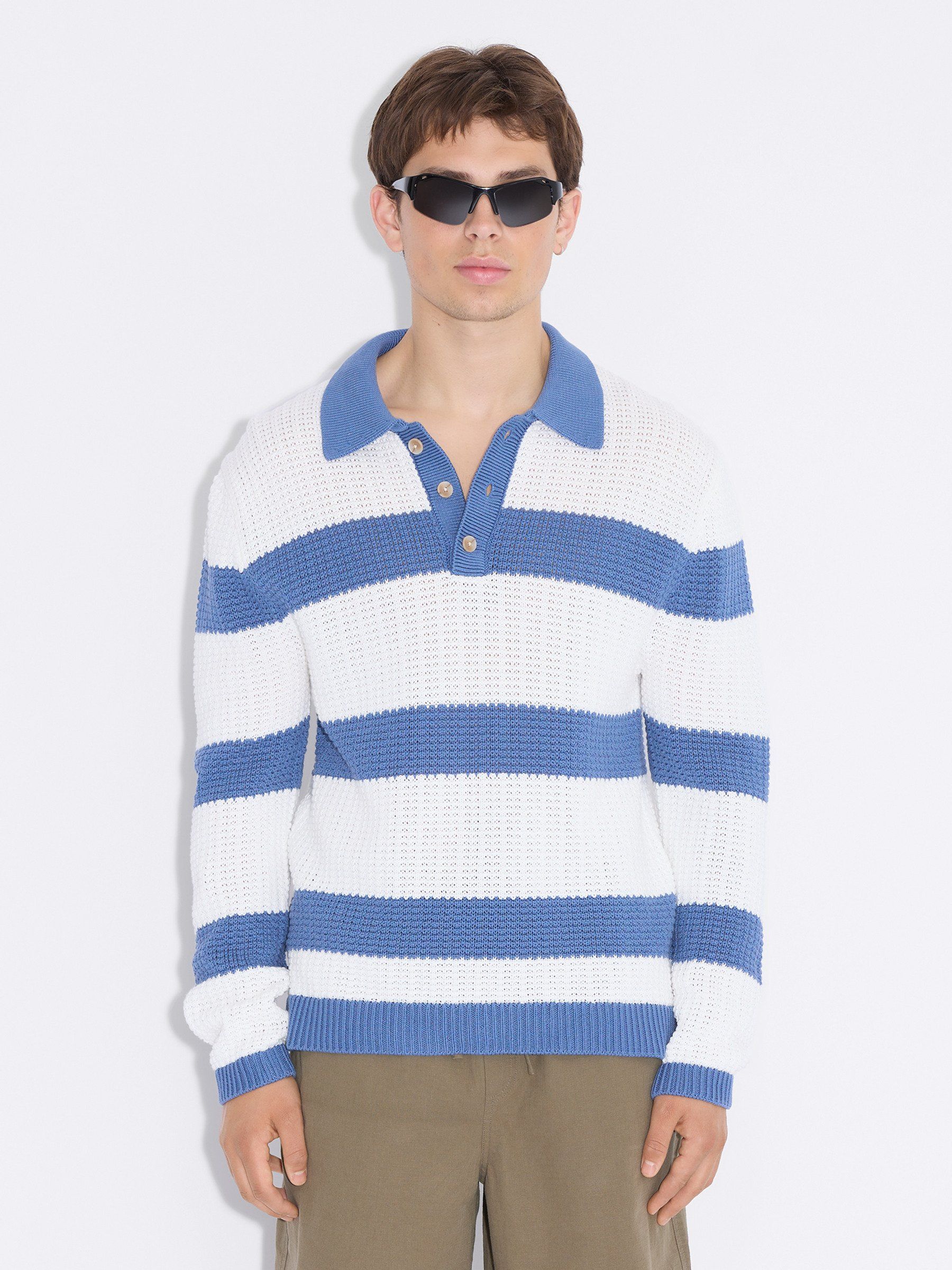 Elio Striped Polo