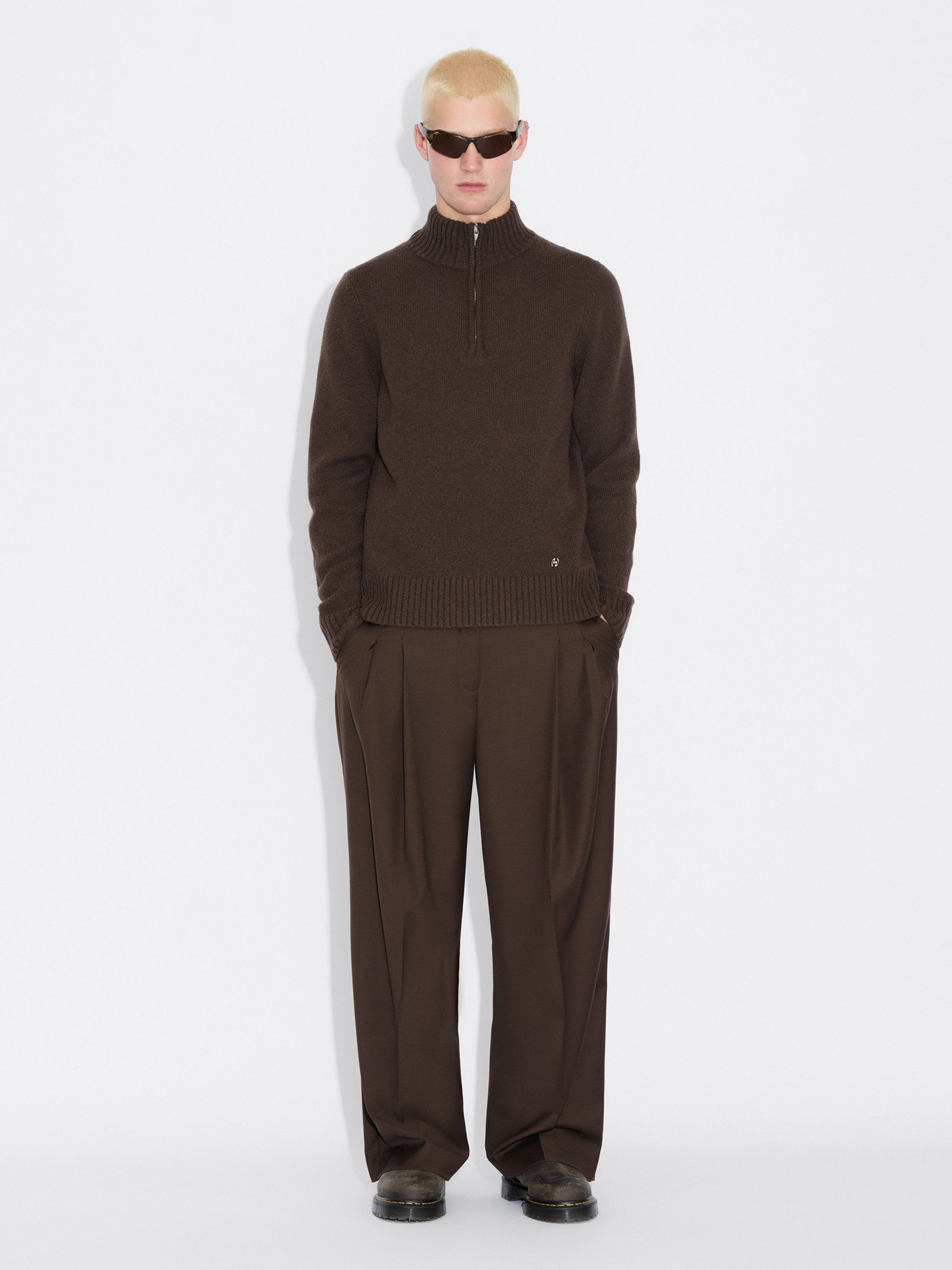 Wool Half Zip
