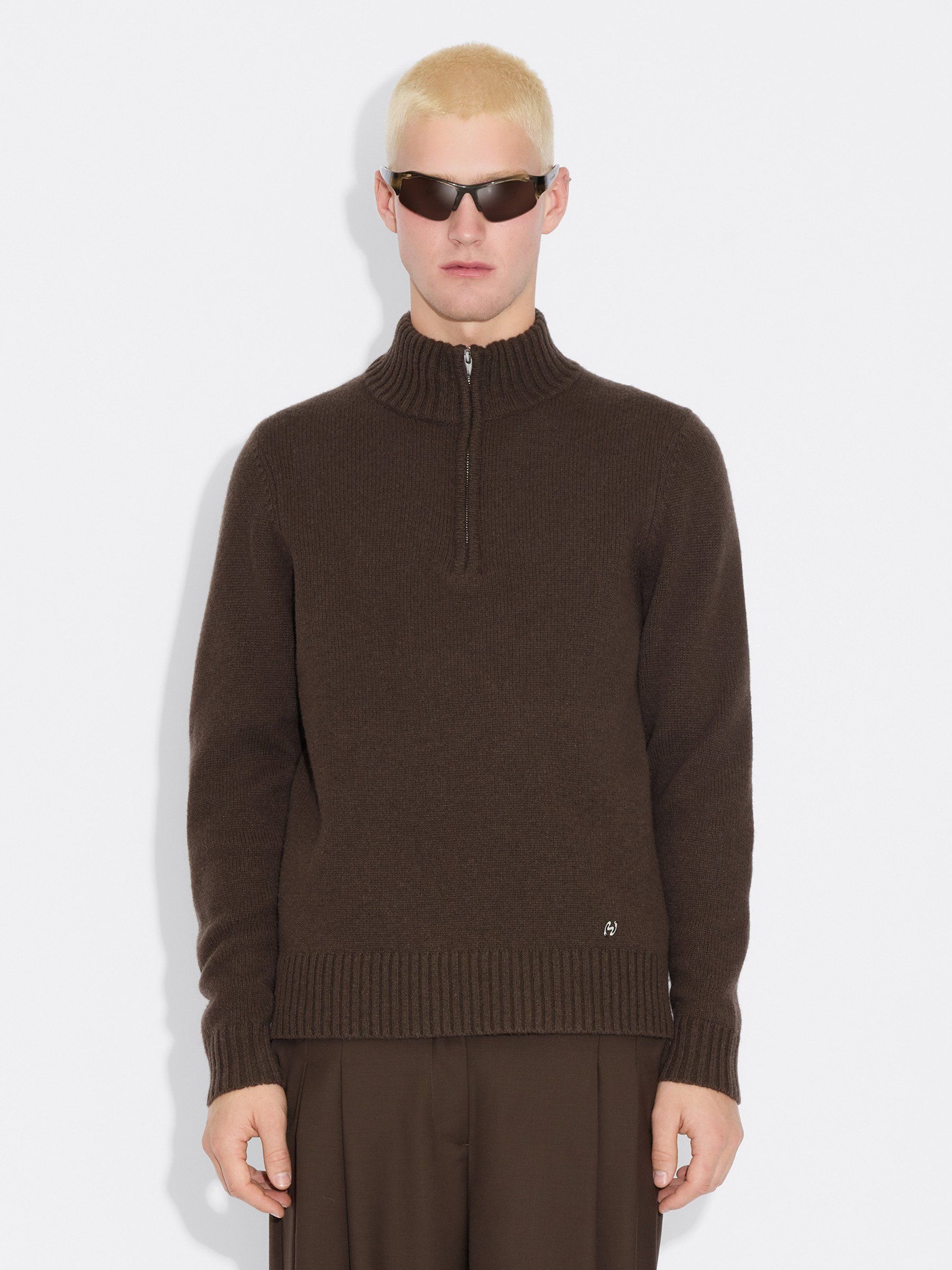 Wool Half Zip