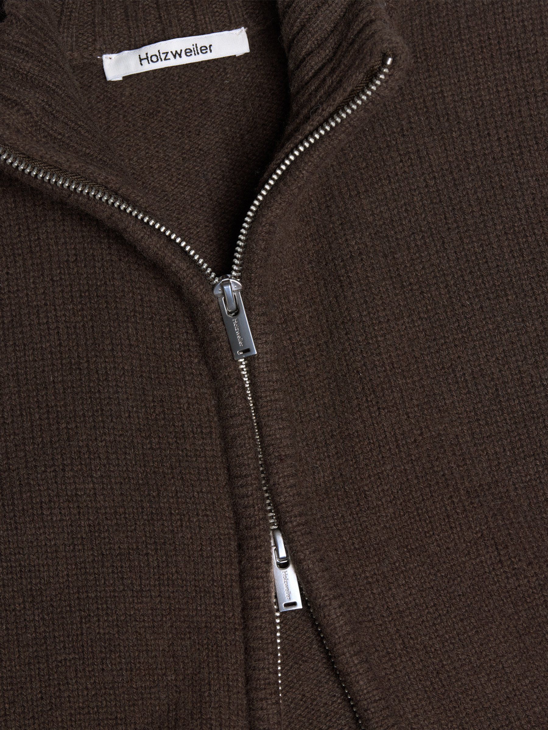 Wool Zip Cardigan