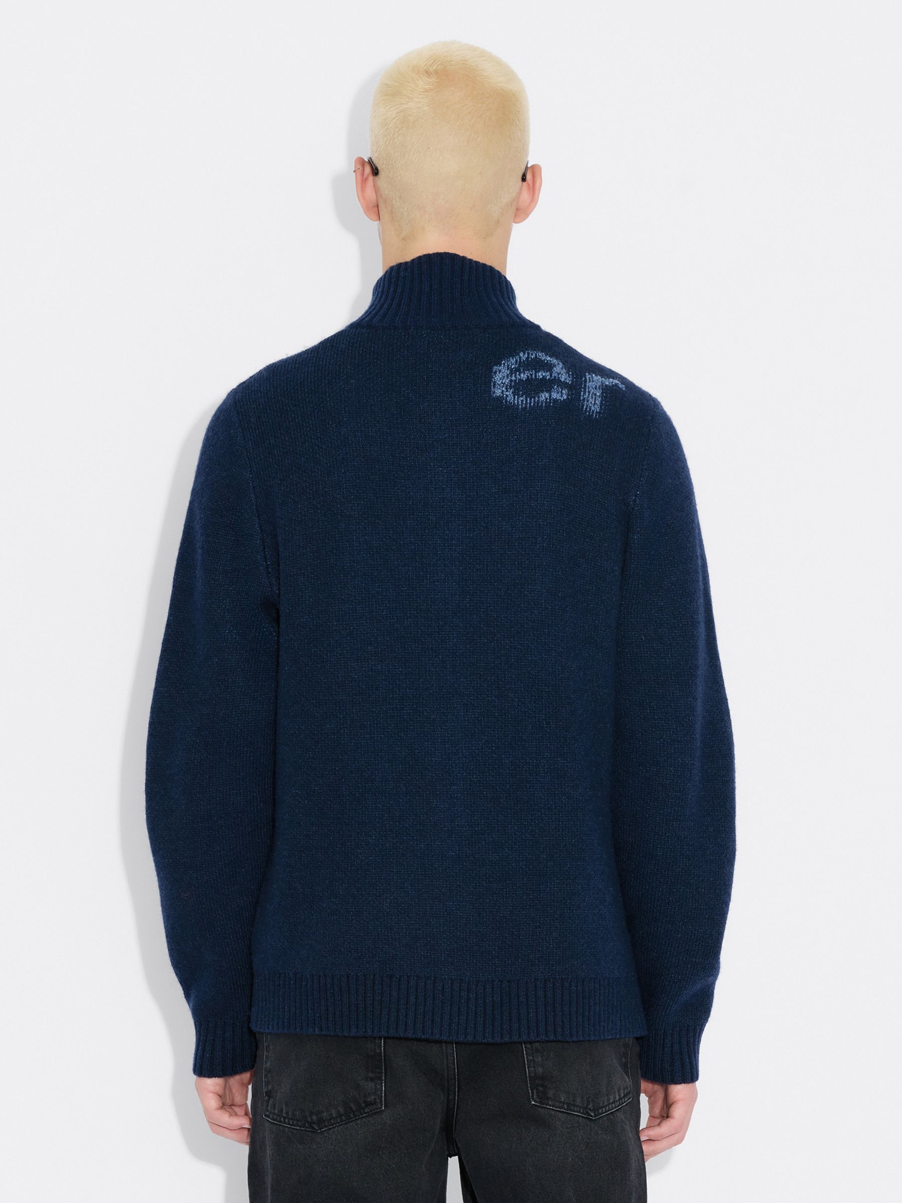 Haza Logo Zip Cardigan
