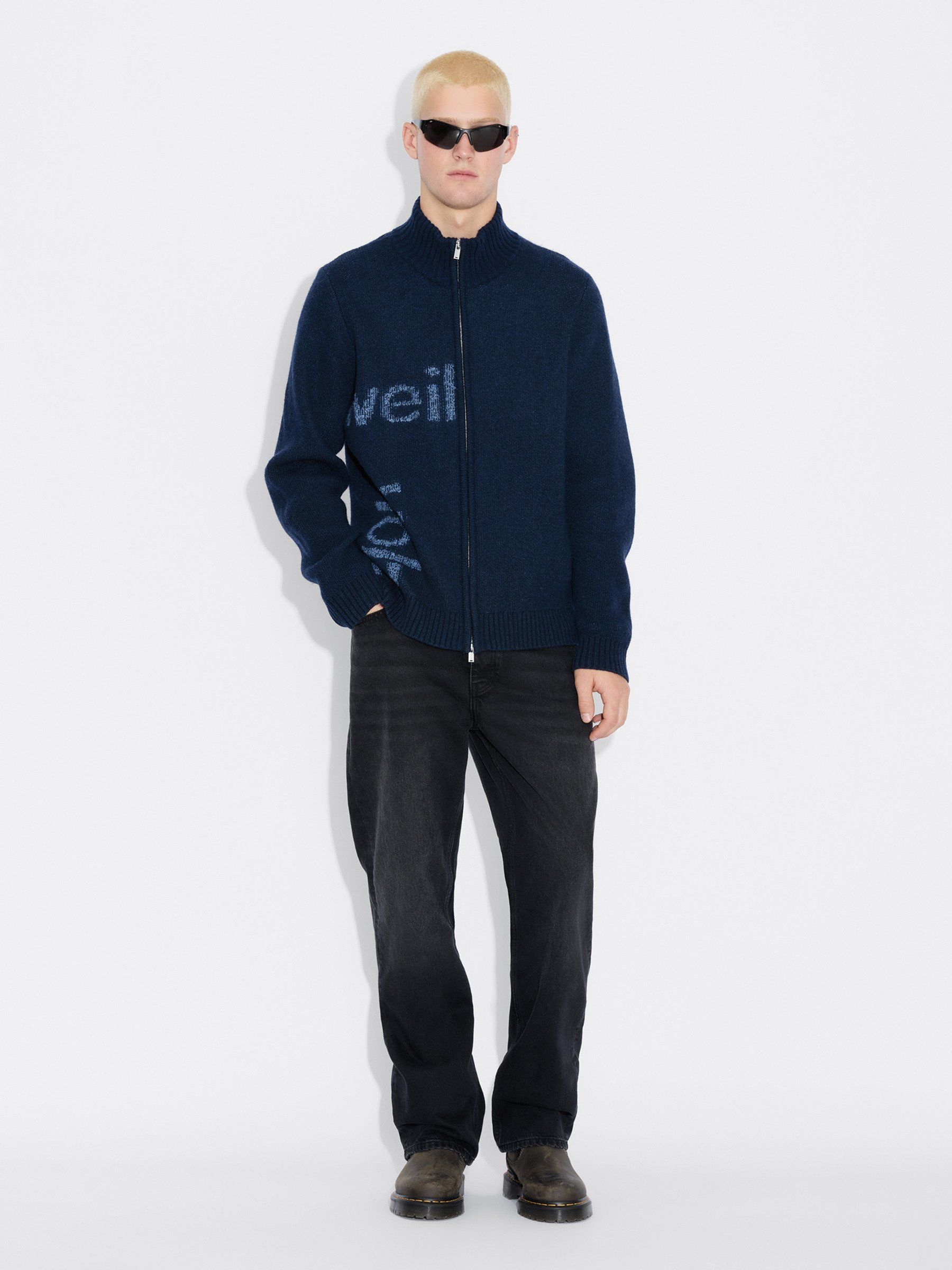 Haza Logo Zip Cardigan