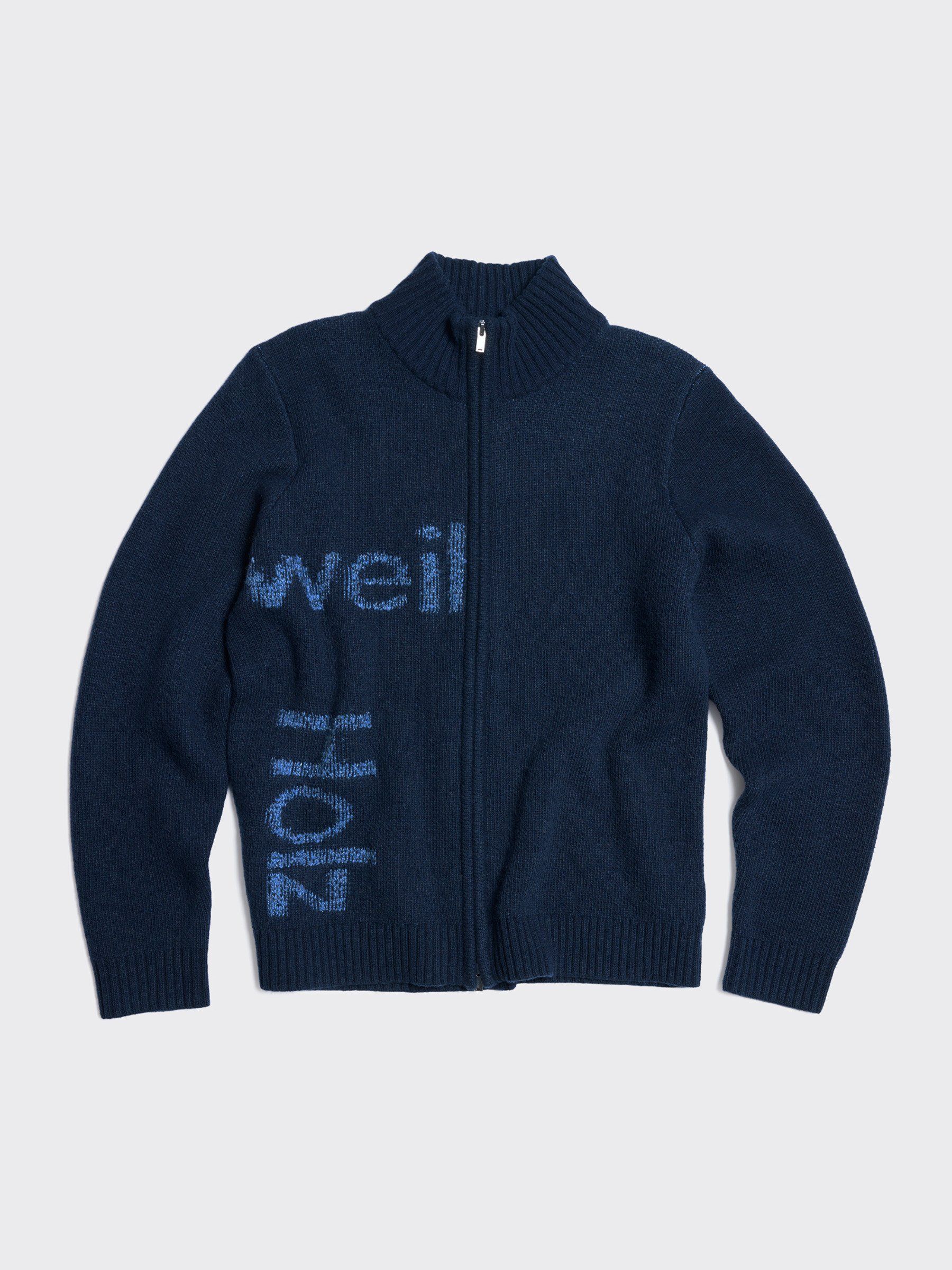 Haza Logo Zip Cardigan
