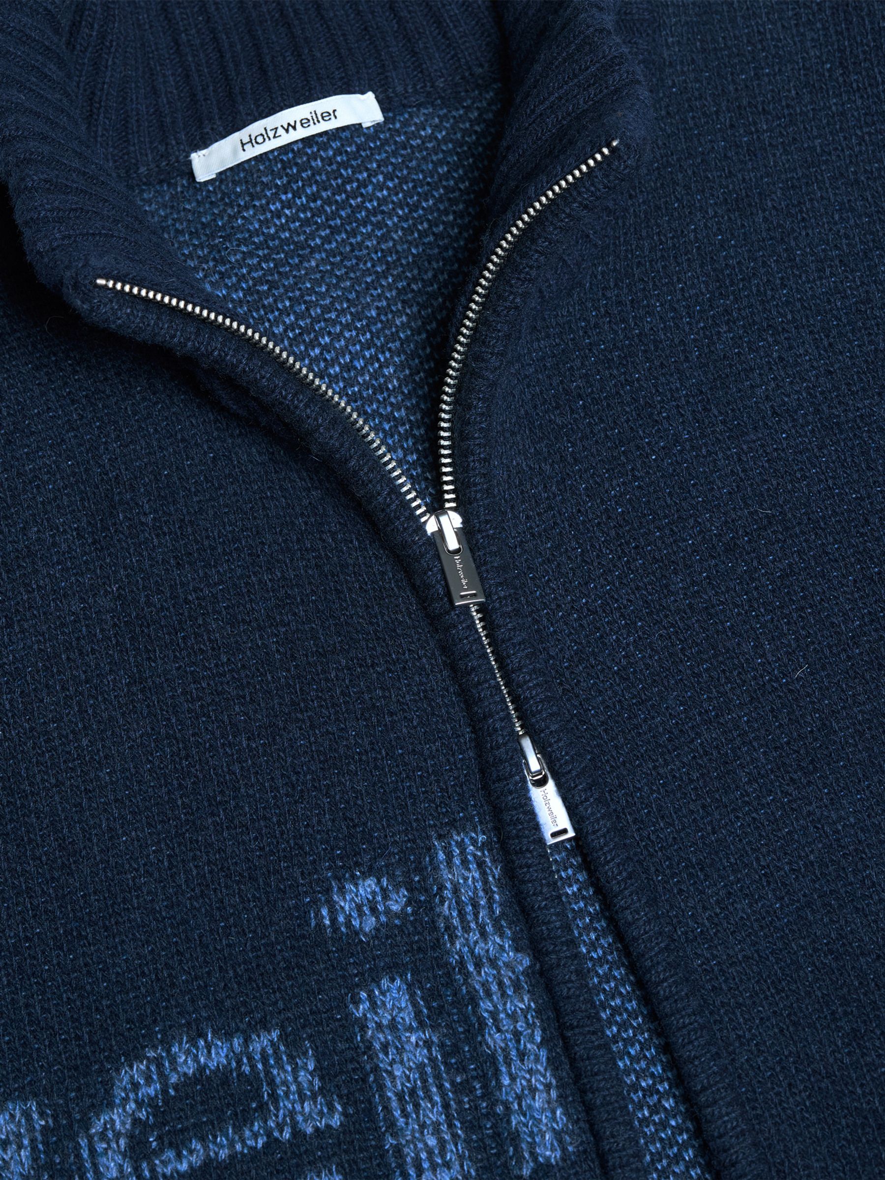 Haza Logo Zip Cardigan