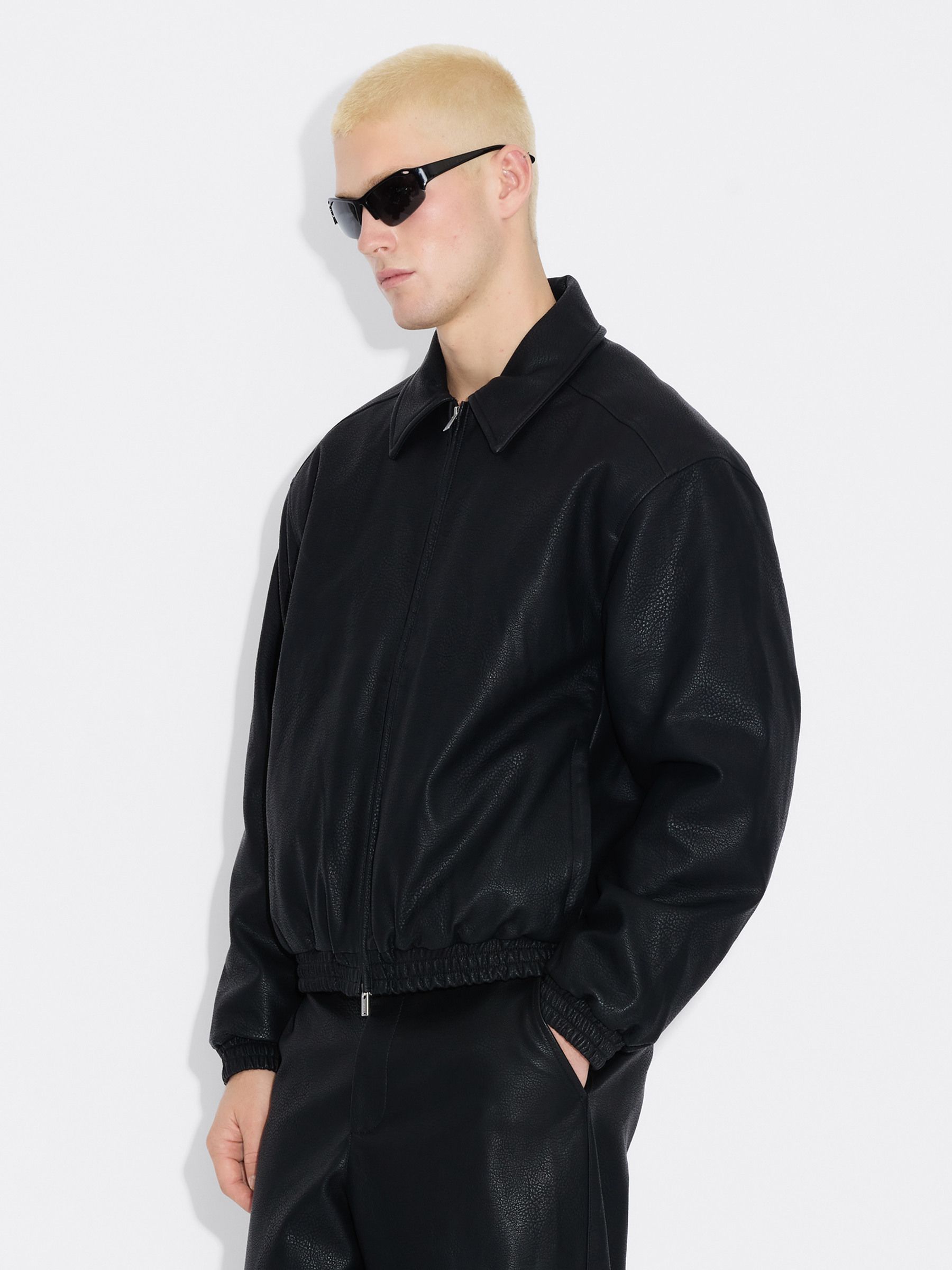Claes Faux Leather Jacket