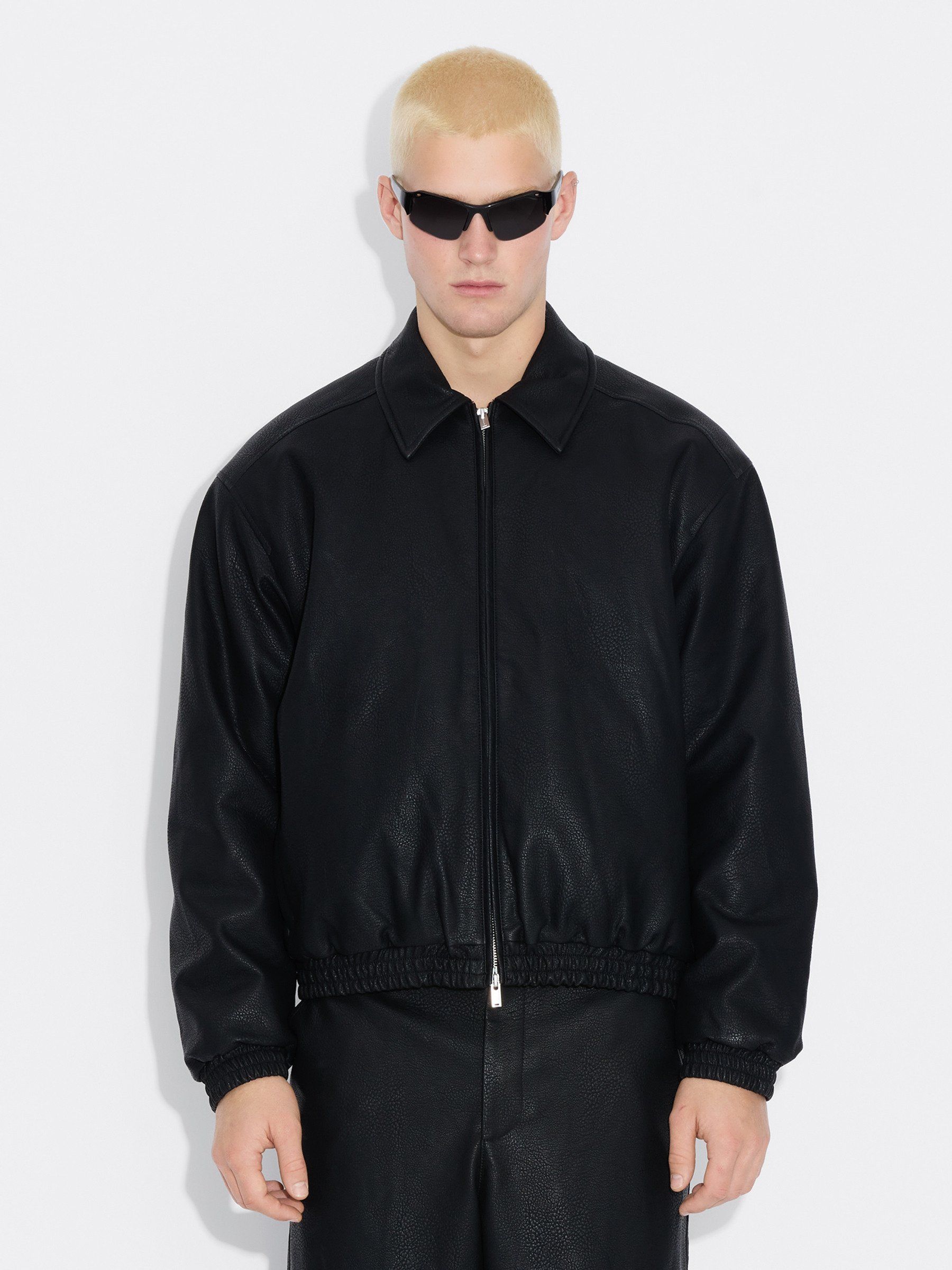 Claes Faux Leather Jacket