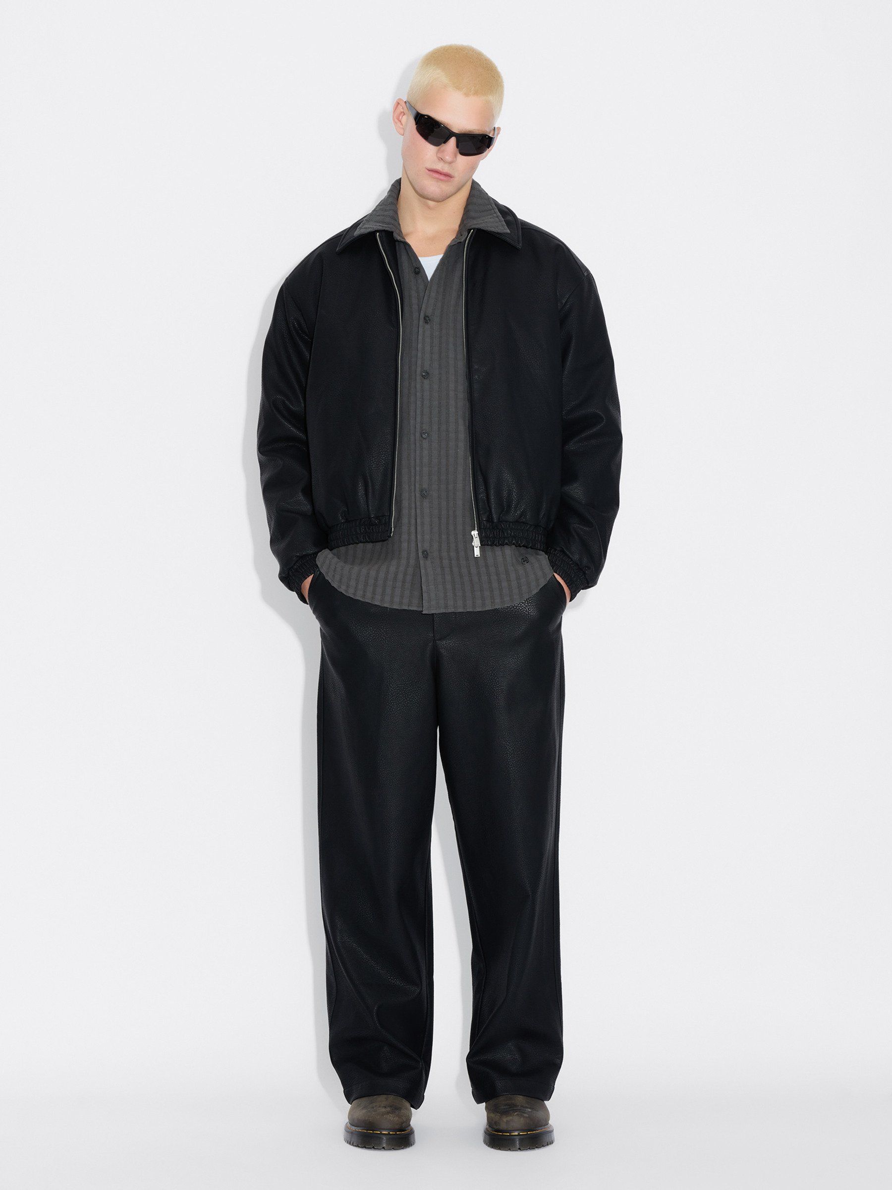 Claes Faux Leather Jacket