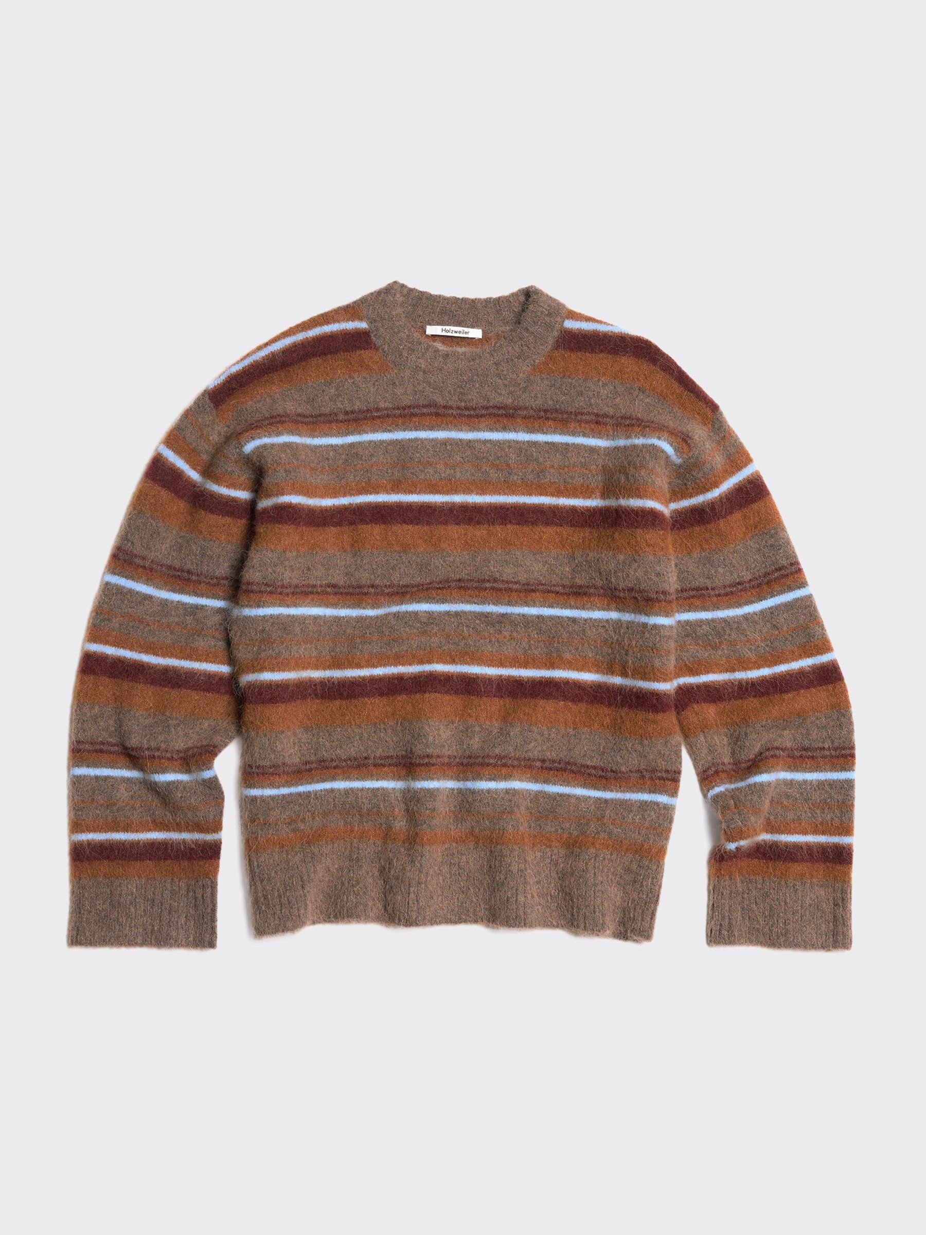 Fluffy Stripe Crew