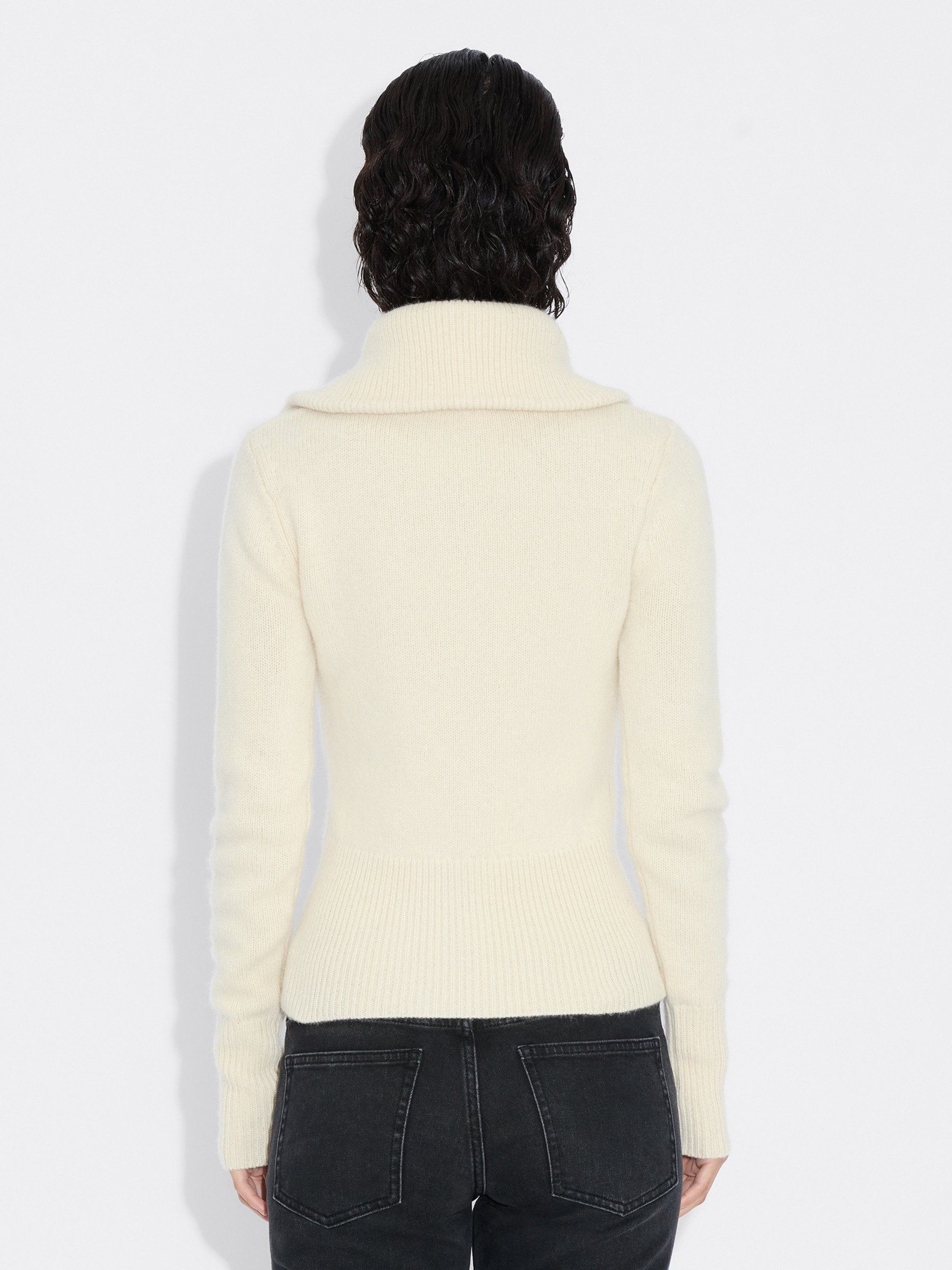 Line Wool Cardigan