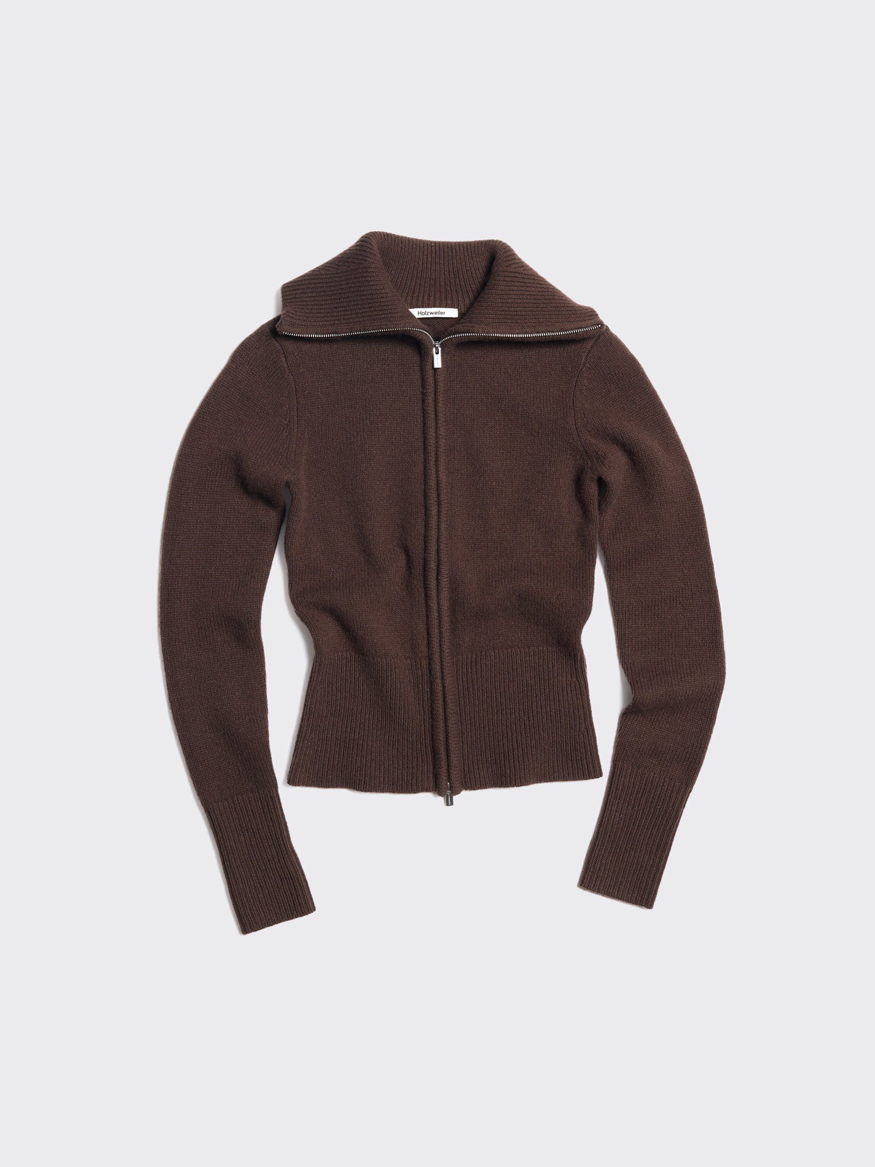 Line Wool Cardigan