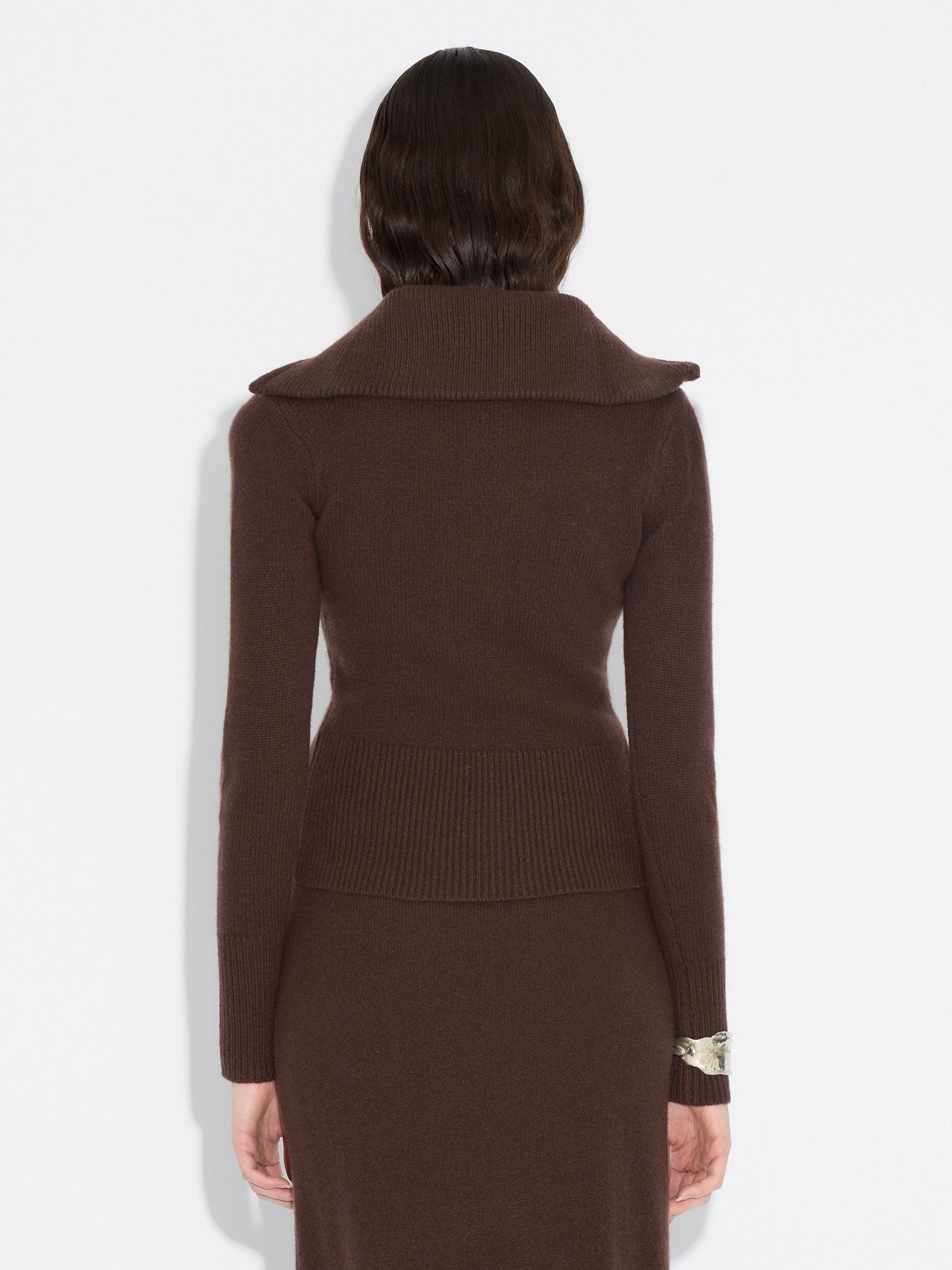 Line Wool Cardigan