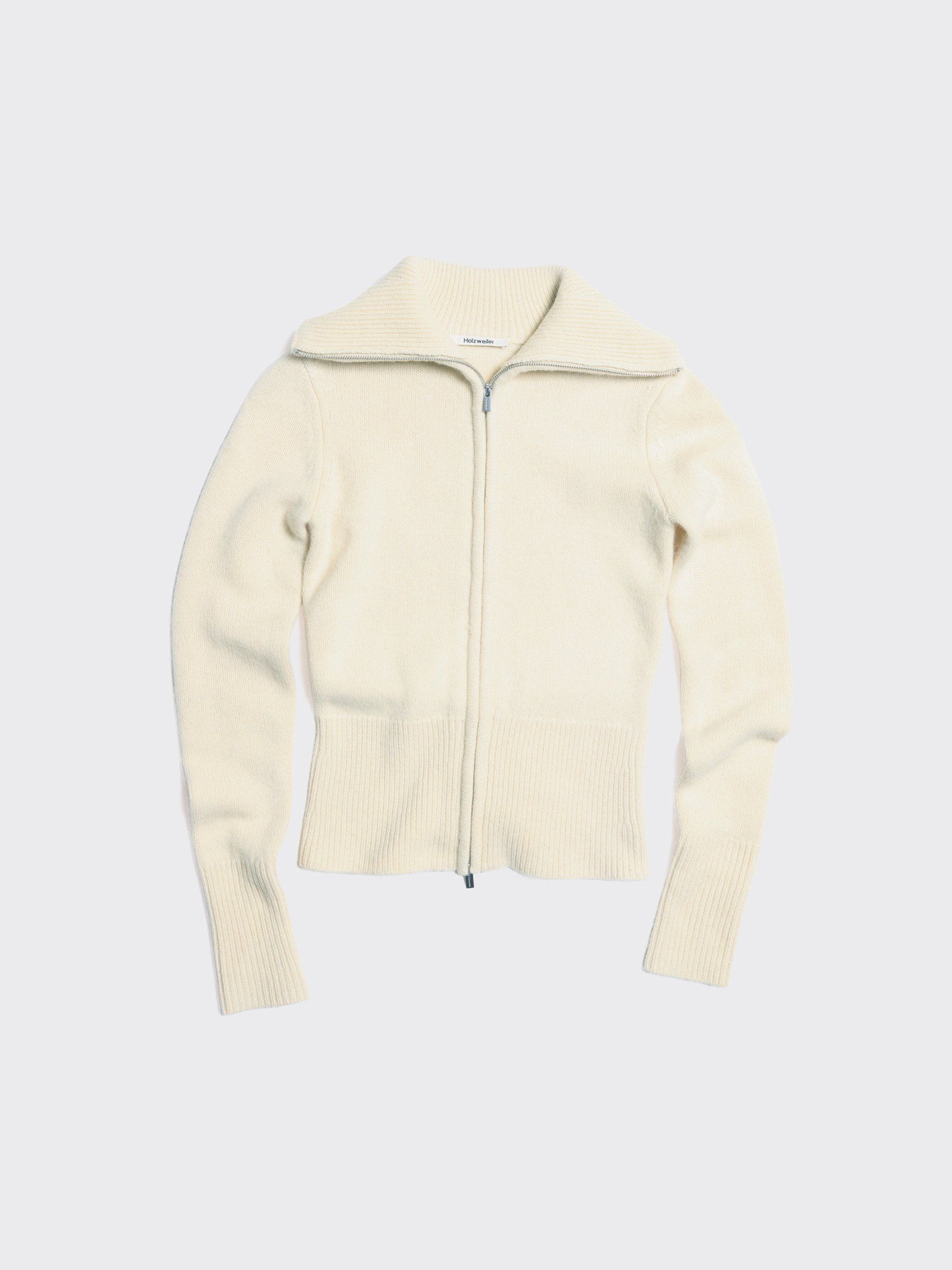 Line Wool Cardigan