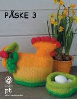 Tovet påskehøne med kurv-Påske 3 - Tovet påskehøne med kurv