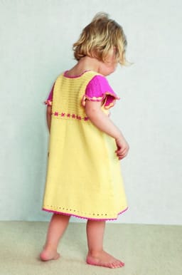 Baby Kjole, lue og sokker-Baby 16-15 - Kjole, lue og sokker