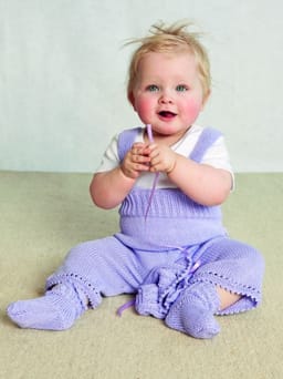Baby Jakke, bukse,luer og sokker-Baby 16-11 - Jakke, bukse,luer og sokker