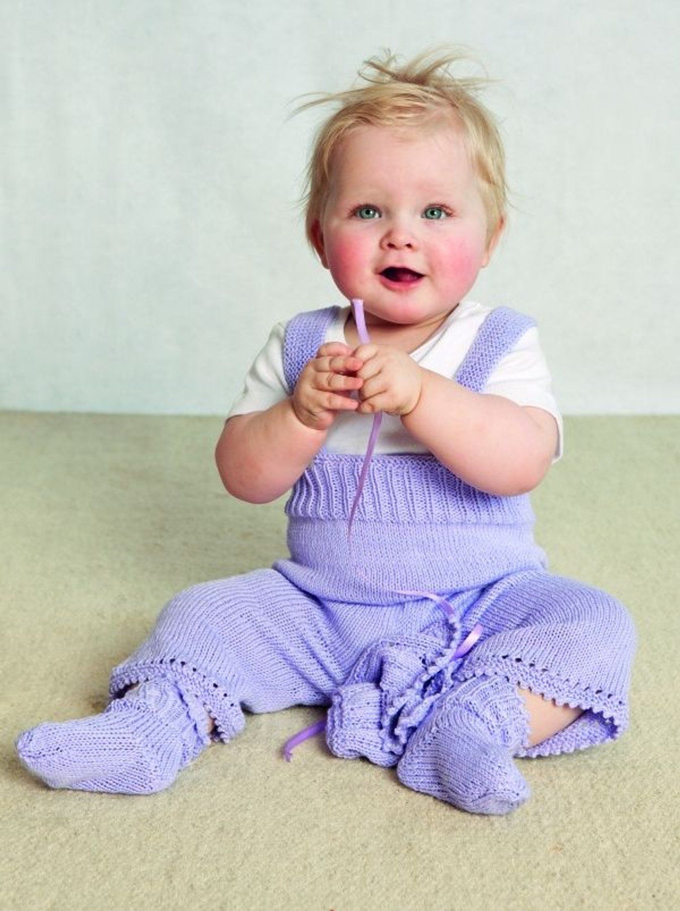 Baby Jakke, bukse,luer og sokker-Baby 16-11 - Jakke, bukse,luer og sokker