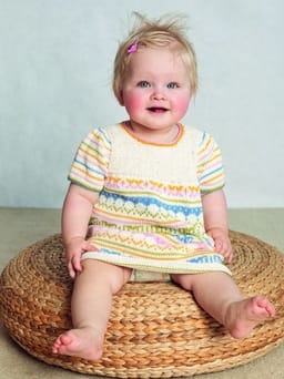 Baby Genser, bukse og kjole-Baby 16-9 - Genser, bukse og kjole