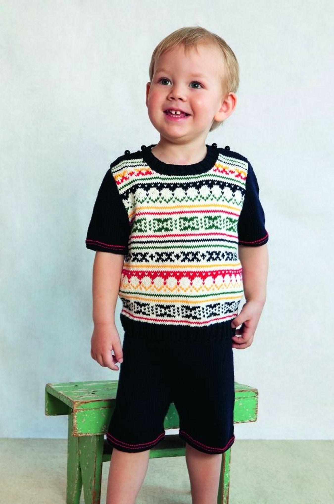 Baby Genser, bukse og kjole-Baby 16-9 - Genser, bukse og kjole