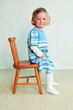 Baby Genser, bukse og kjole-Baby 16-9 - Genser, bukse og kjole