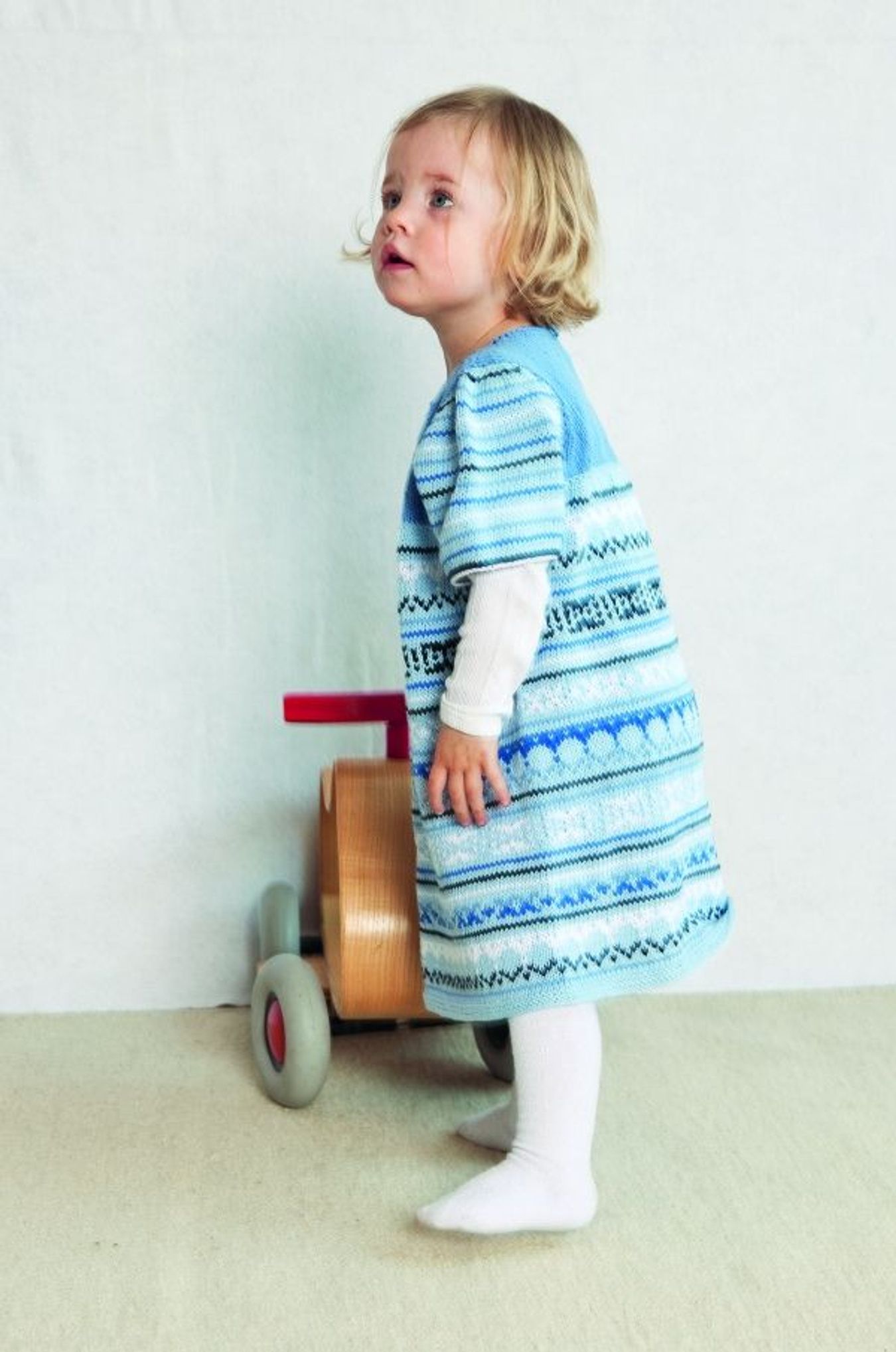 Baby Genser, bukse og kjole-Baby 16-9 - Genser, bukse og kjole
