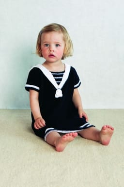Baby Matrosdress og kjole-Baby 16-3 - Matrosdress og kjole