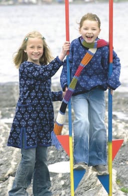 Lang og kort genser med snøkrystaller, og skjerf-R1321 - Lang og kort genser med snøkrystaller, og skjerf