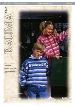 Genser og jakke, Barn-R 1225 - Genser og jakke, Barn