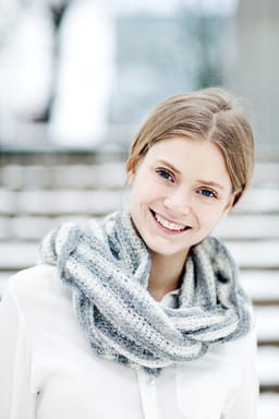 Mohair Lite heklet sjal.-Mohair 1-6 - Lite heklet sjal.
