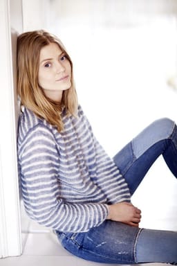 Mohair Kort jakke med korte eller lange ermer og pulsvarmere.-Mohair 1-2 - Kort jakke med korte eller lange ermer og pulsvarmere.