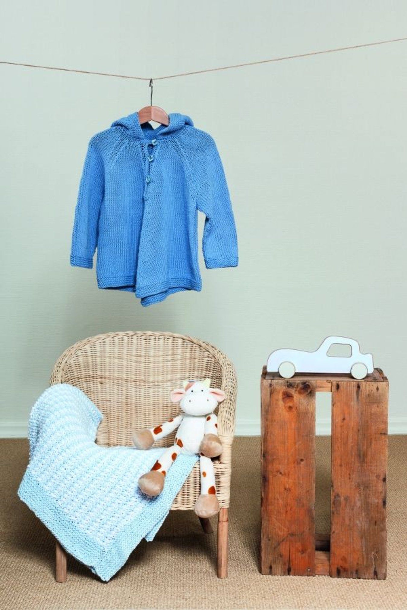 Baby Teppe i 2 farger-Baby 18-3 - Teppe i 2 farger