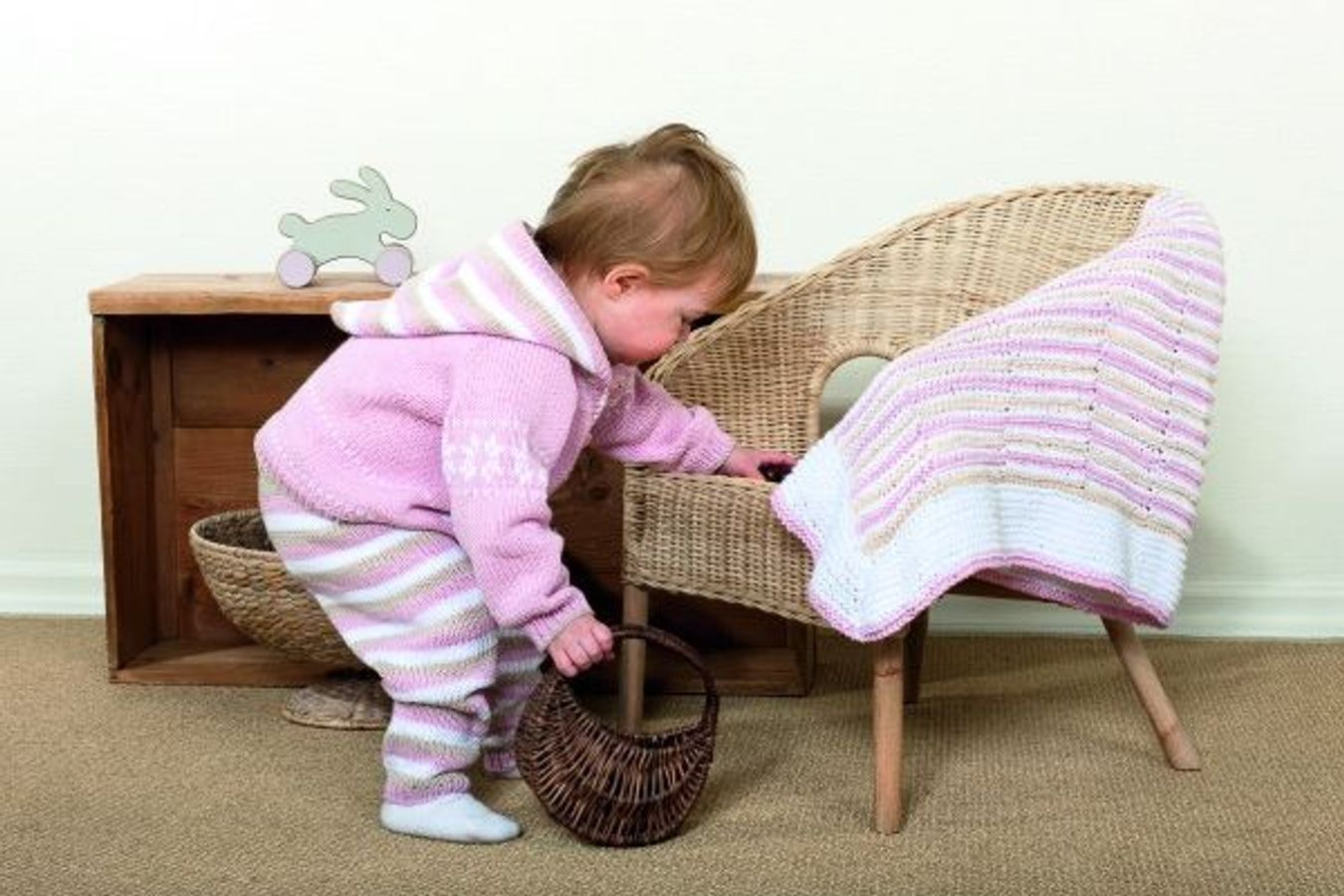 Baby Teppe i 2 farger-Baby 18-3 - Teppe i 2 farger