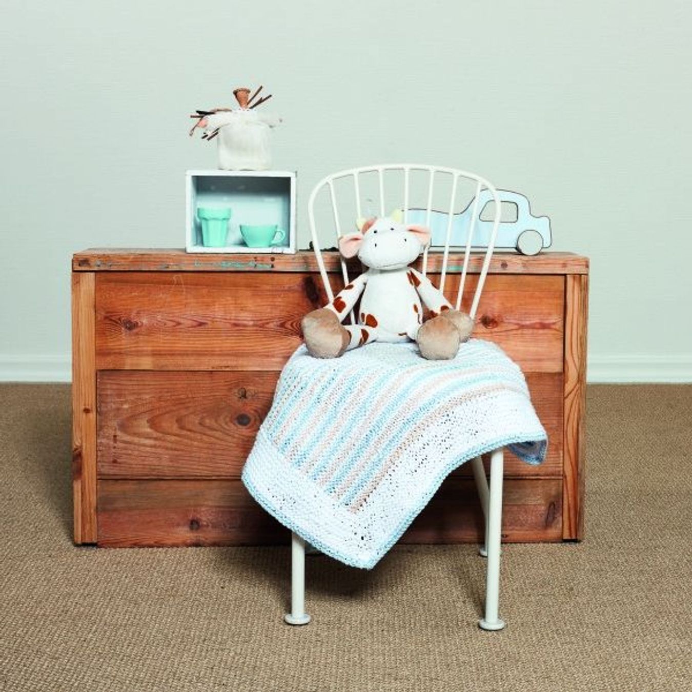Baby Teppe i 2 farger-Baby 18-3 - Teppe i 2 farger