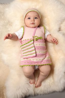 Baby Kjole, hårbånd og veske-Baby 19-9 - Kjole, hårbånd og veske