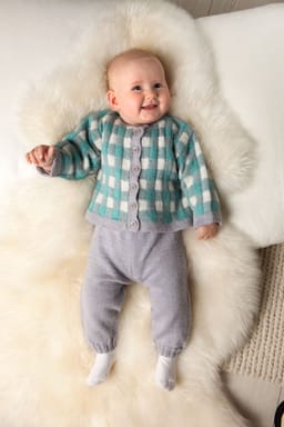 Baby Jakke, skjørt, hårbånd og bukse-Baby 20-12 - Jakke, skjørt, hårbånd og bukse