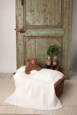 Baby Dress, teppe og pute-Baby 20-5 - Dress, teppe og pute