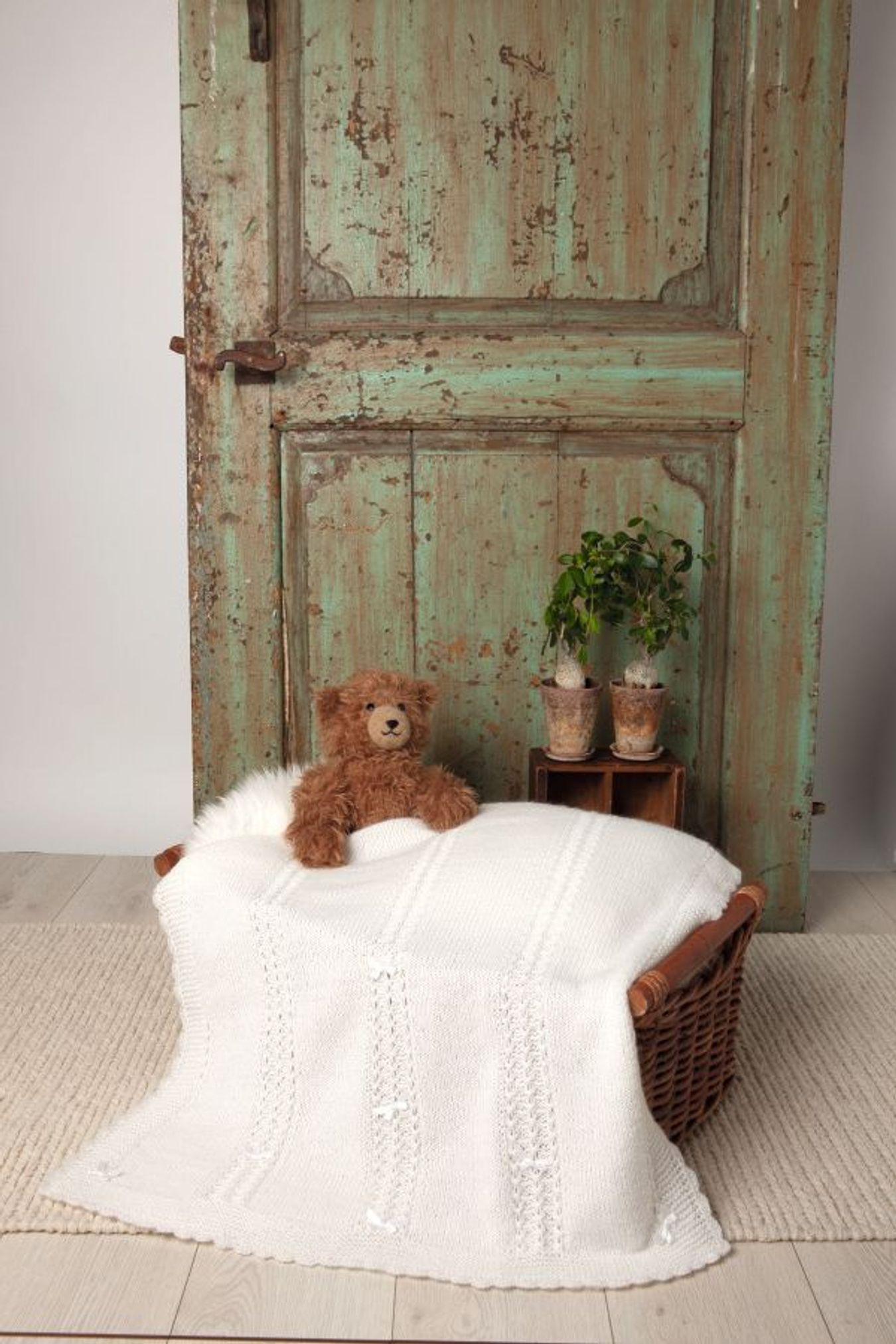Baby Dress, teppe og pute-Baby 20-5 - Dress, teppe og pute